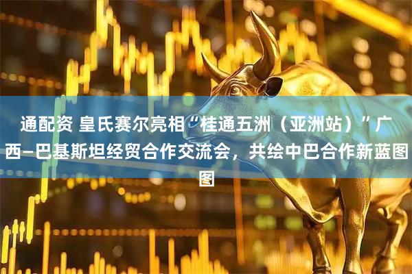 通配资 皇氏赛尔亮相“桂通五洲（亚洲站）”广西—巴基斯坦经贸合作交流会，共绘中巴合作新蓝图