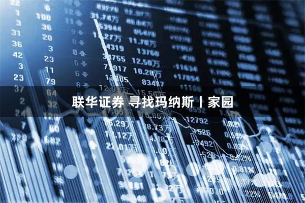 联华证券 寻找玛纳斯丨家园